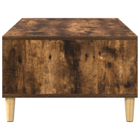 Produktbild för Kaffeebord Rökt ek 102 x 55 x 35 cm Konstruerat trä