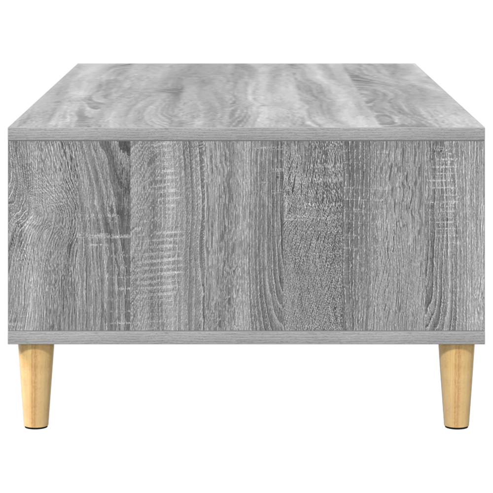 Produktbild för Kaffeebord Grå Sonoma 102 x 55 x 35 cm Konstruerat trä