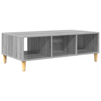 Produktbild för Kaffeebord Grå Sonoma 102 x 55 x 35 cm Konstruerat trä
