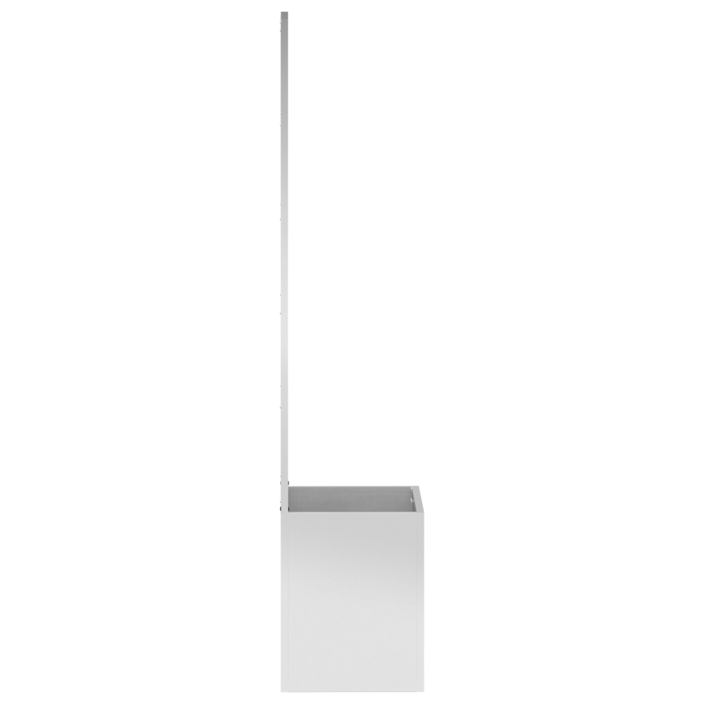 Produktbild för Trädgårds integritetsskärm Fiskfjäll Silver 50 x 32 x 150 cm