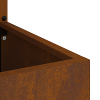 Produktbild för Trädgårds integritetsskärm Rostig 50 x 32 x 150 cm cortenstål