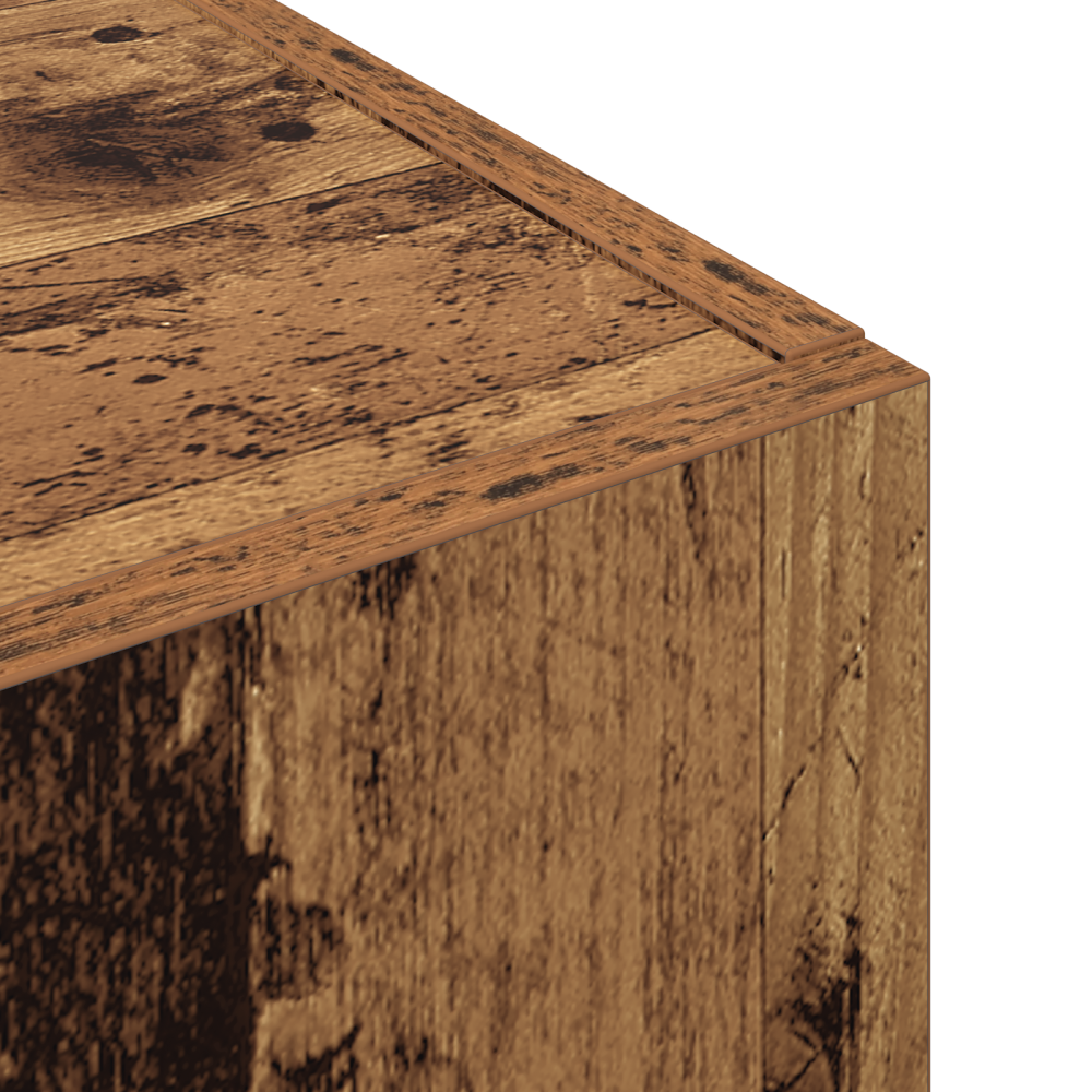 Produktbild för Kontorsskåp med hylla Svart Ek 60 x 32 x 115 cm Konstruerat trä