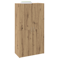 Produktbild för Kontorsskåp Gammalt trä 60 x 32 x 115 cm Konstruerat trä