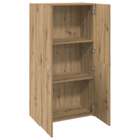 Produktbild för Kontorsskåp Gammalt trä 60 x 32 x 115 cm Konstruerat trä