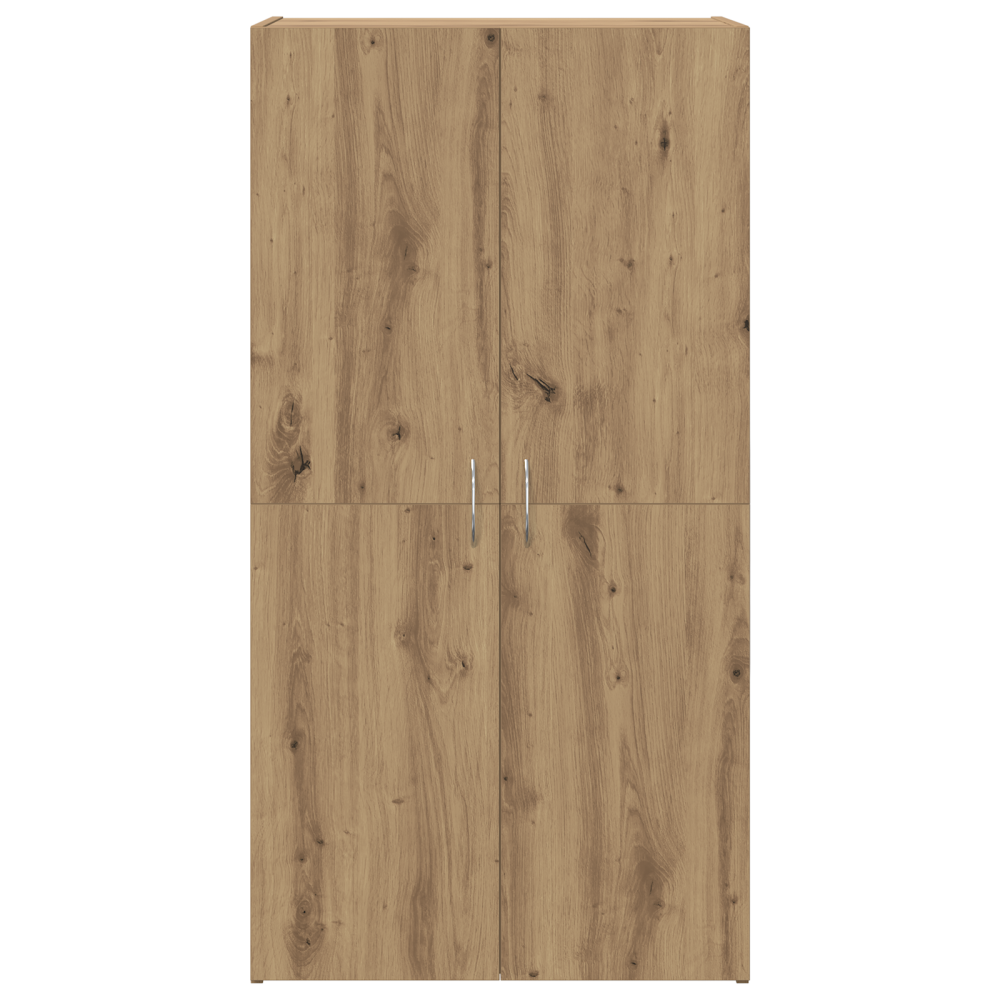 Produktbild för Kontorsskåp Gammalt trä 60 x 32 x 115 cm Konstruerat trä