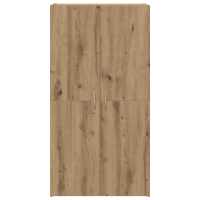 Produktbild för Kontorsskåp Gammalt trä 60 x 32 x 115 cm Konstruerat trä