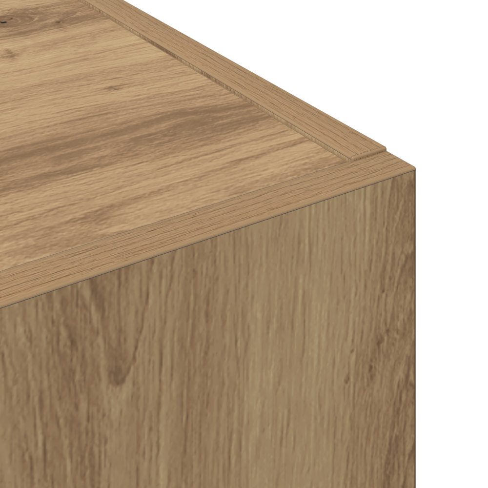 Produktbild för Kontorsskåp Gammalt trä 60 x 32 x 115 cm Konstruerat trä