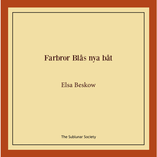 Elsa Beskow Farbror Blås nya båt (häftad)