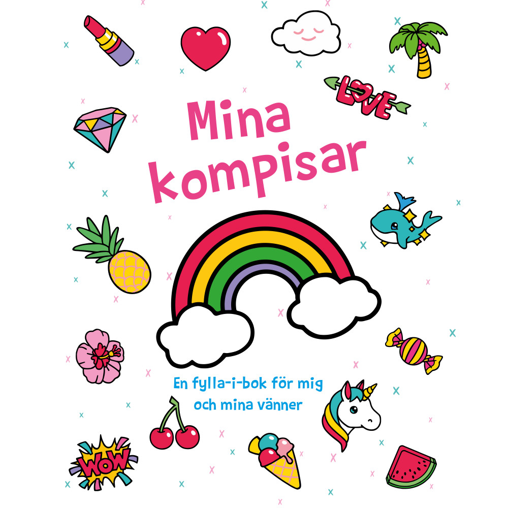 Produktbild för Mina kompisar : En fylla-i-bok för mig och mina vänner (inbunden)