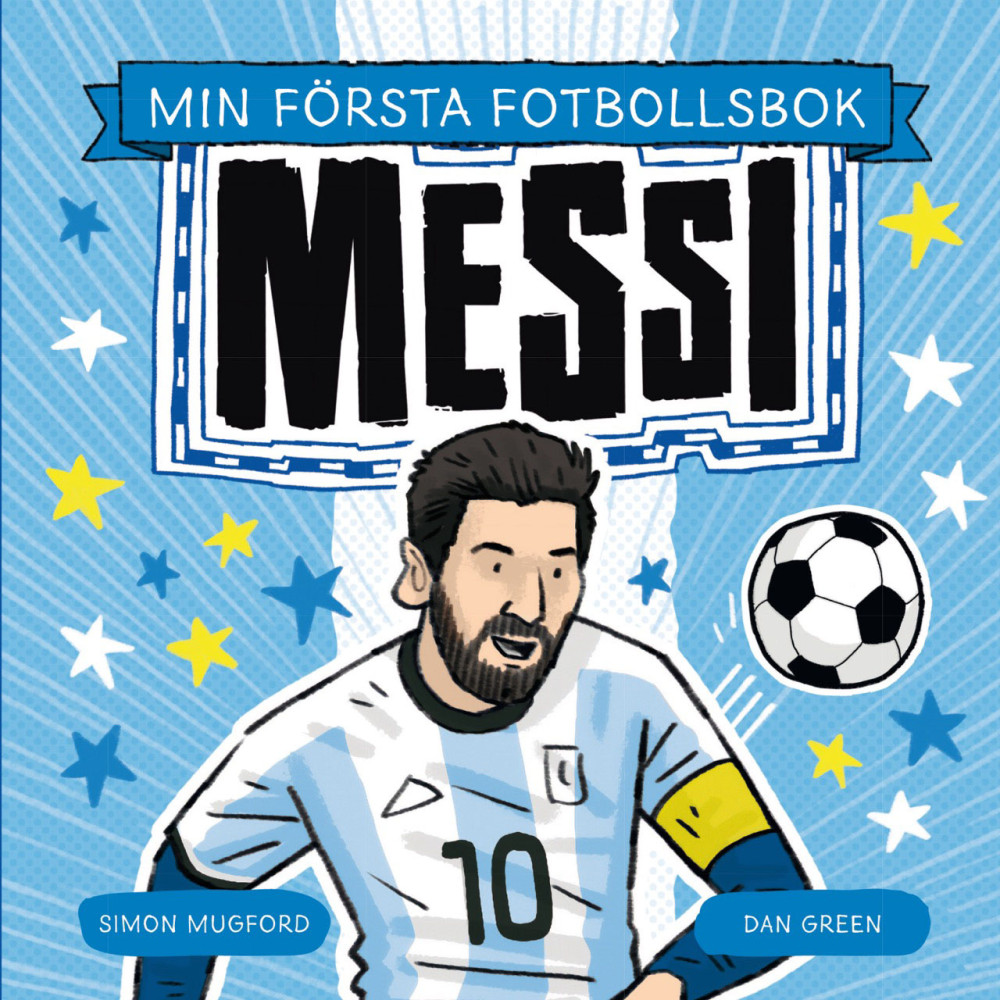 Produktbild för Fotbollsstjärnor : Min första fotbollsbok: Messi
