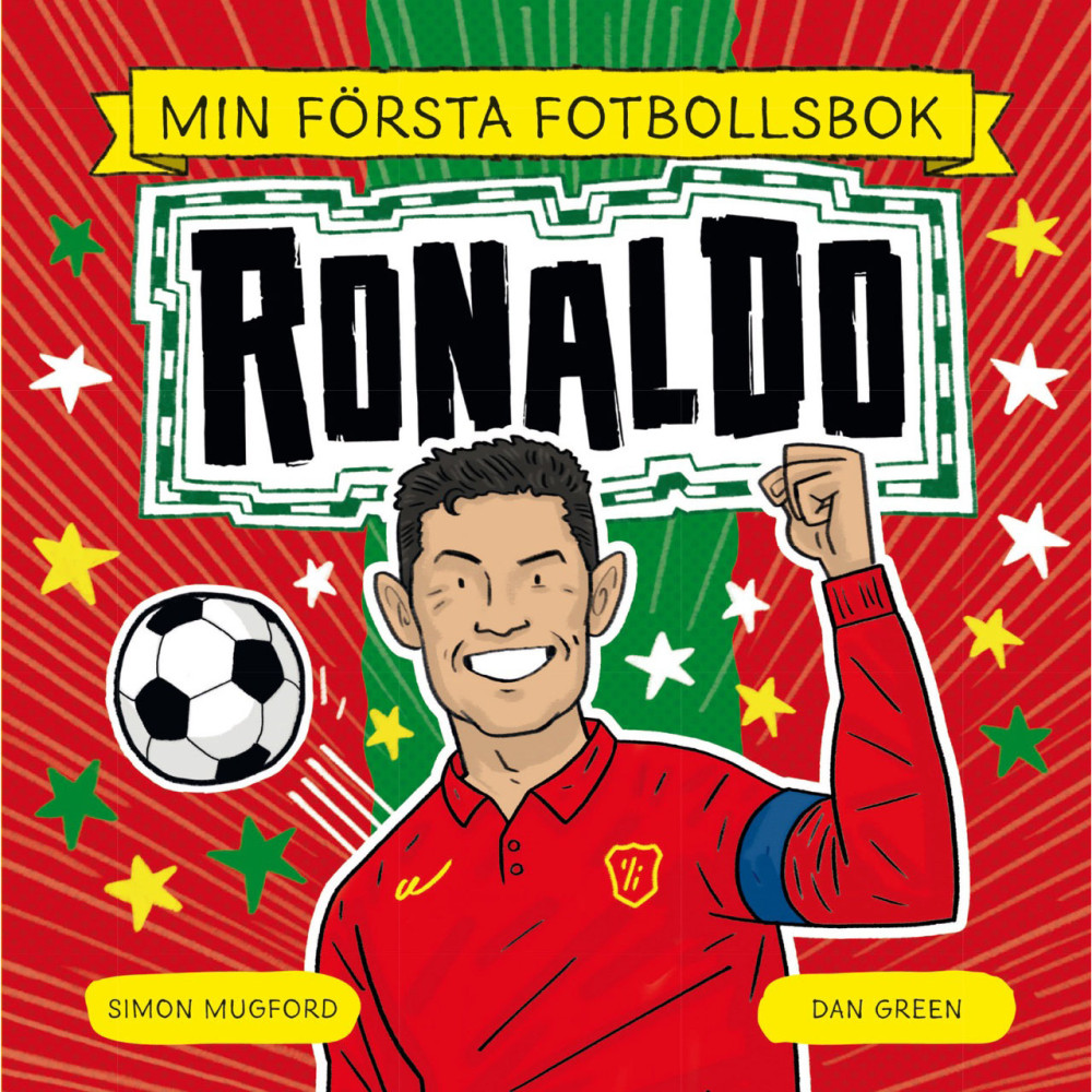 Produktbild för Fotbollsstjärnor : Min första fotbollsbok: Ronaldo