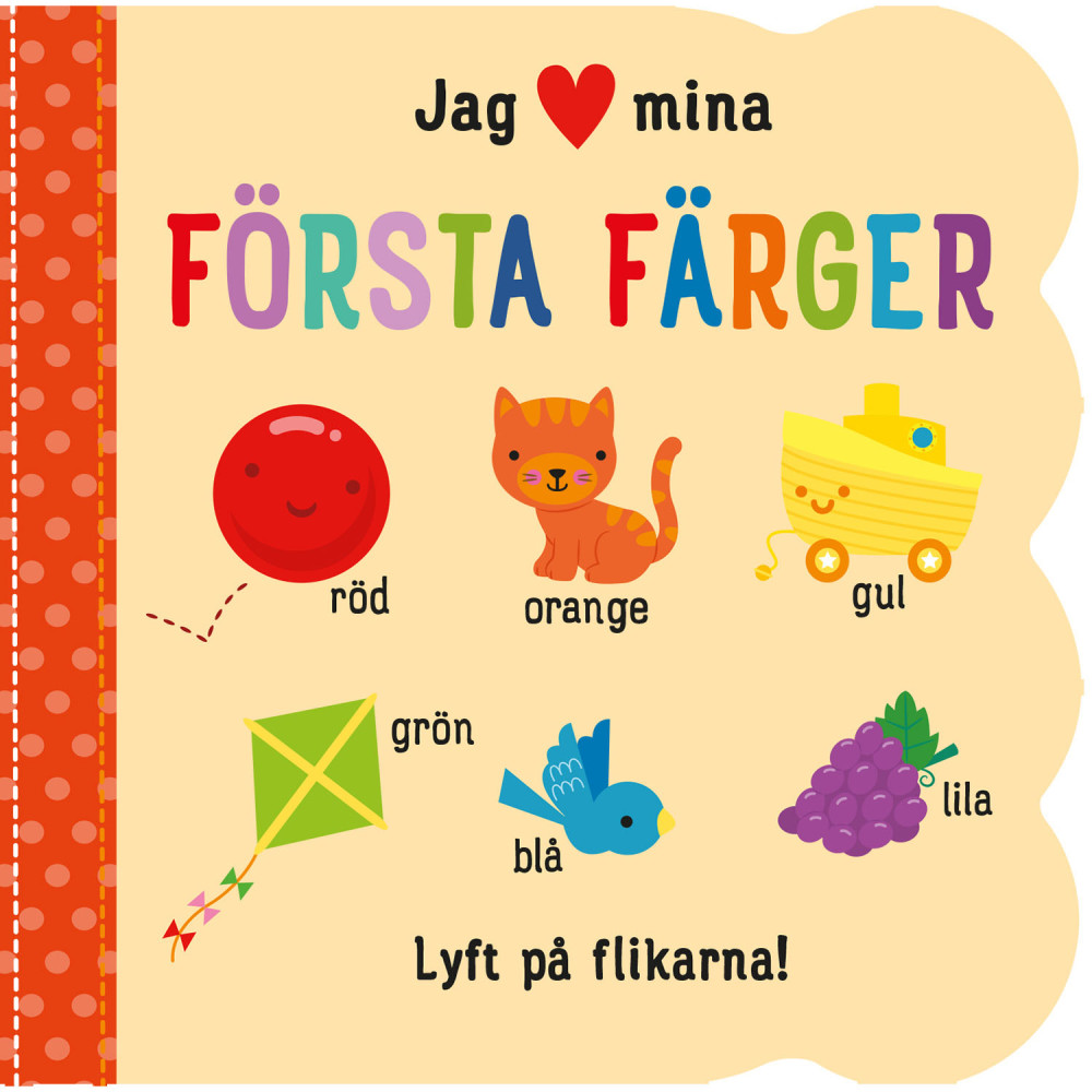 Produktbild för Jag [hjärta] : mina första färger
