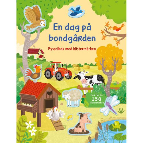 Tukan Förlag En dag på bondgården : Pysselbok med klistermärken