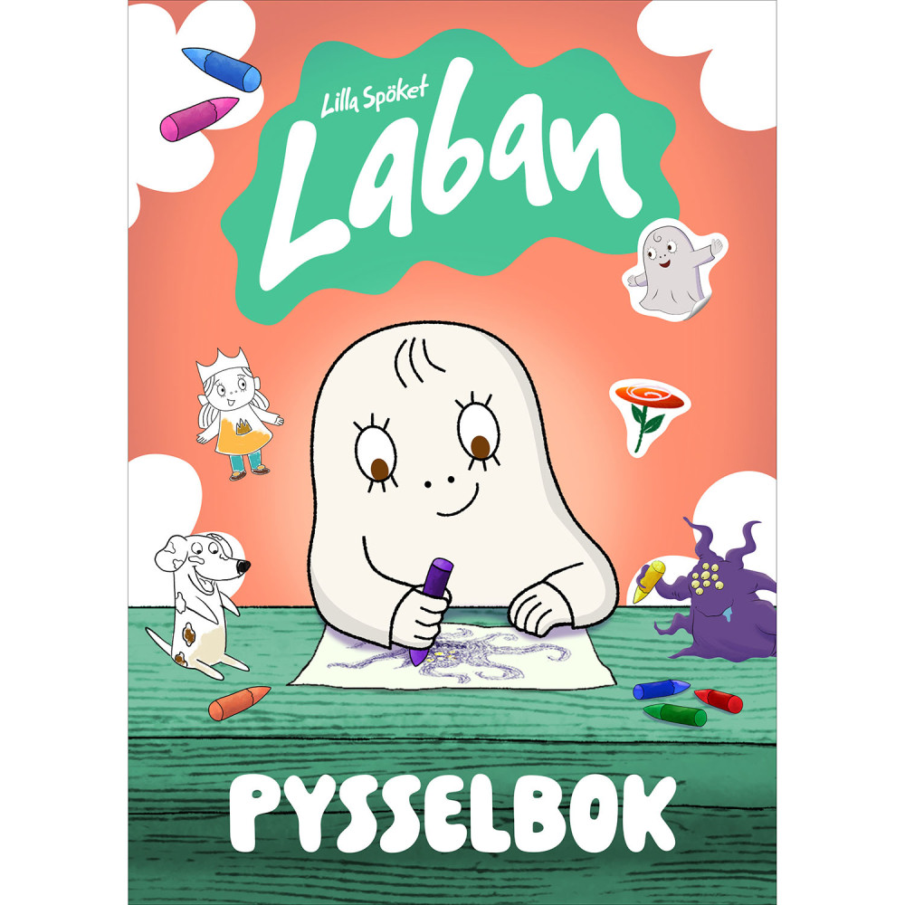 Produktbild för Laban : Lilla spöket Laban Pysselbok