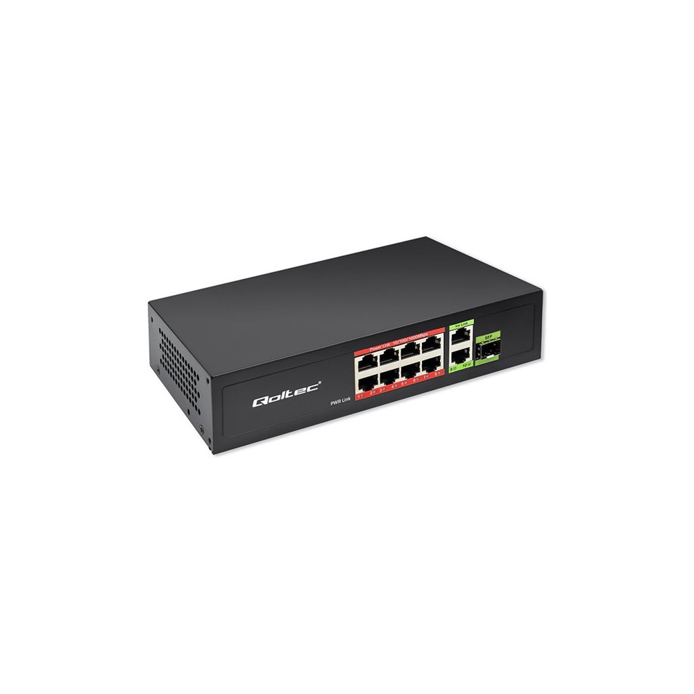 Produktbild för Qoltec - switch - 8 portar - ohanterad