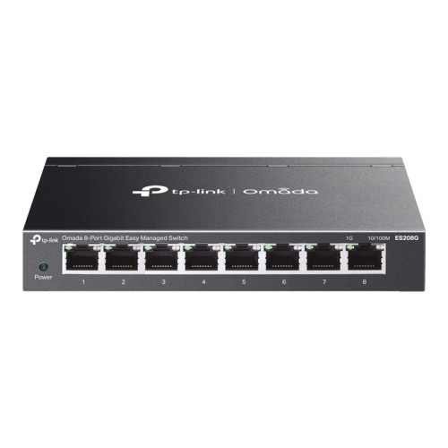 TP-LINK TP-Link Omada ES208G V1 - switch - 8 portar - Administrerad