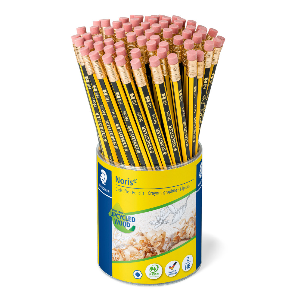 Produktbild för Graphite Pencil HB with eraser 72 pcs
