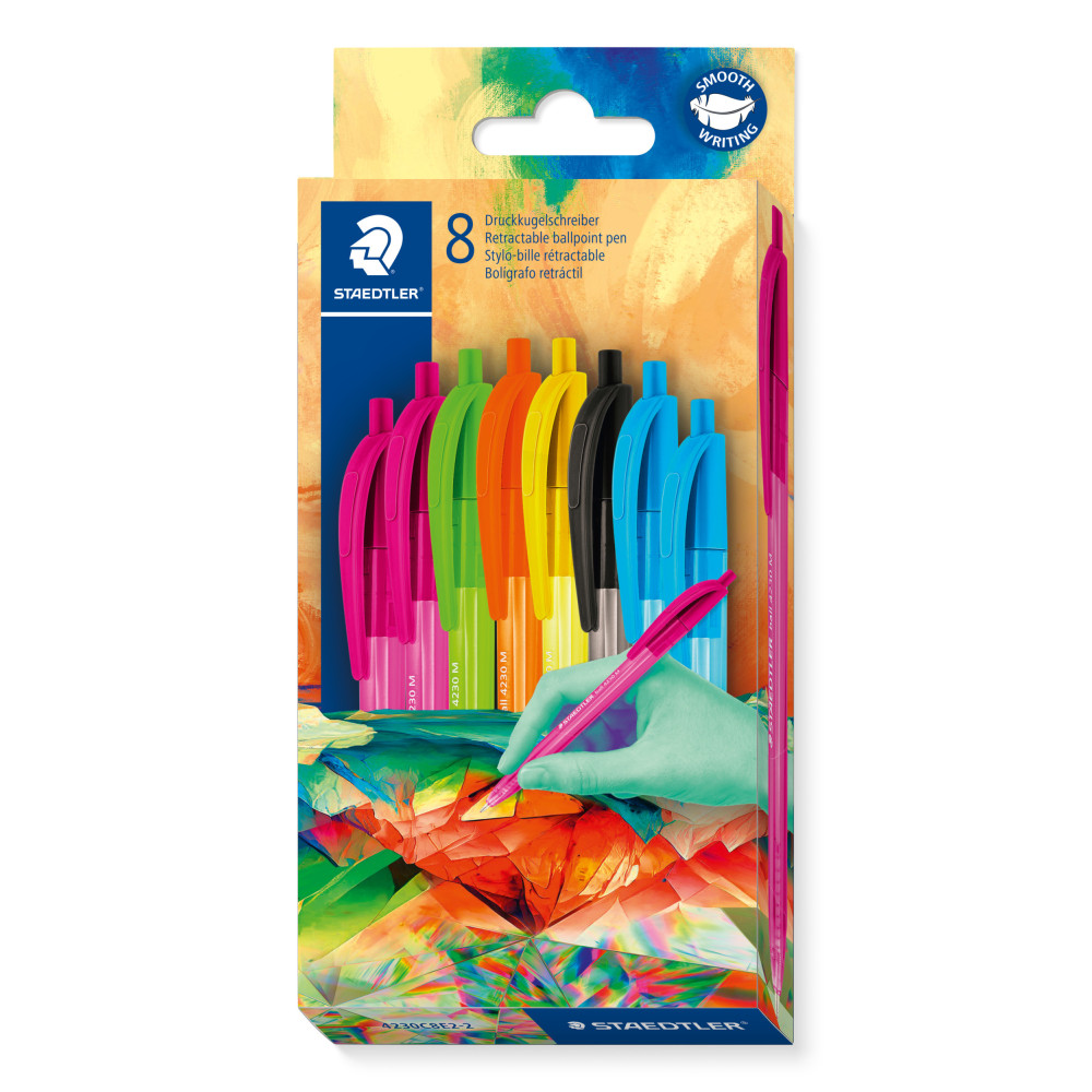 Produktbild för STAEDTLER® triangular ballpoint pen - bright