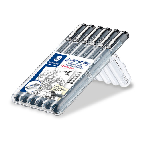 Staedtler A/S Pigment liner 6 pens