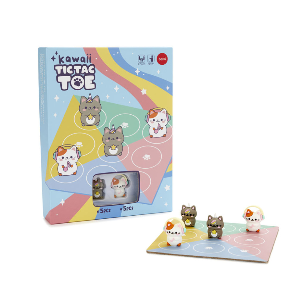 Produktbild för Spel Tic Tac Toe Kawaii
