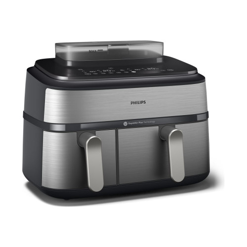 Philips Philips Series 5000 NA555 - dubbel luftfritös - silver