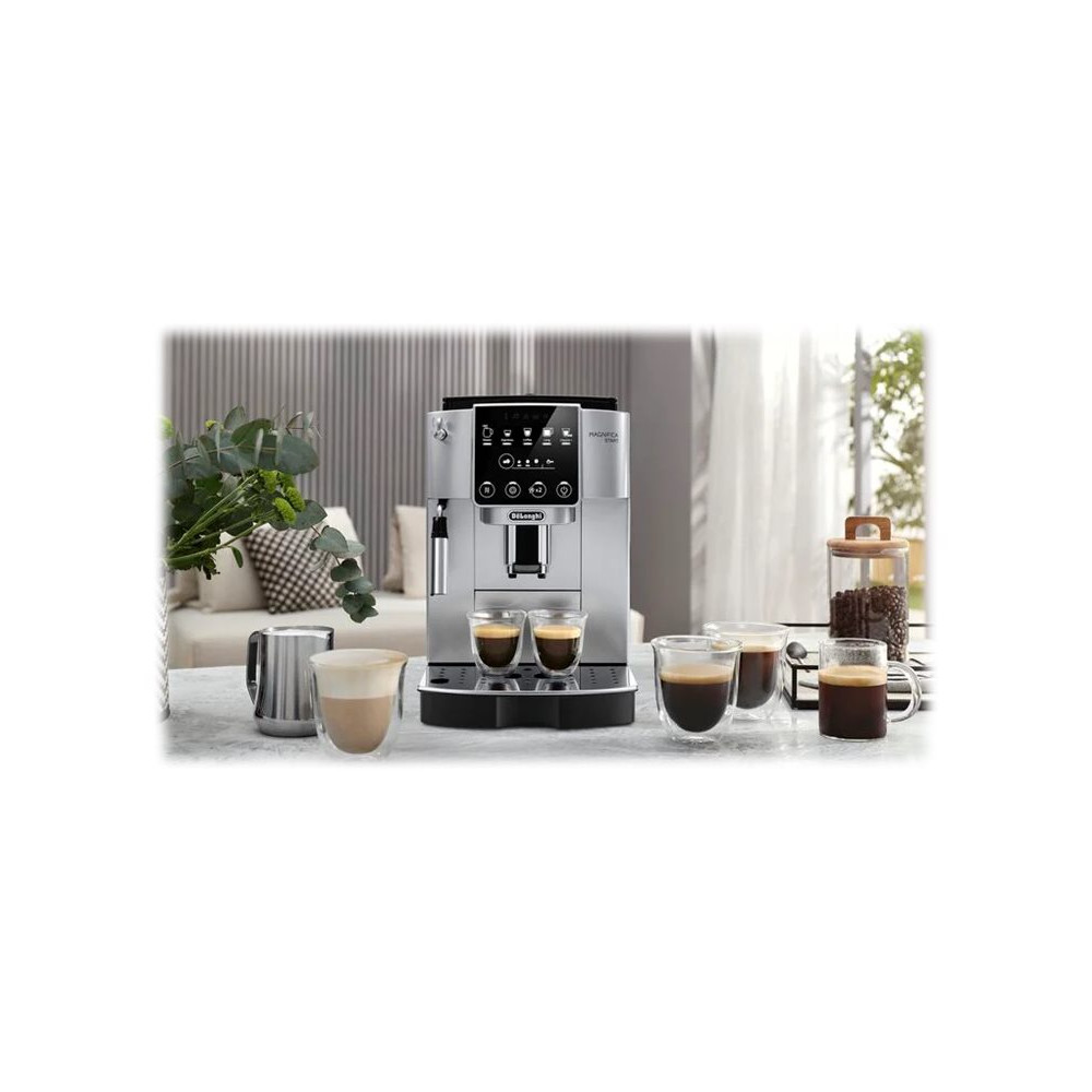 Produktbild för De'Longhi Magnifica Start ECAM220.31.SB - automatisk kaffekokare med mjölkskummare - 15 bar - svart silver