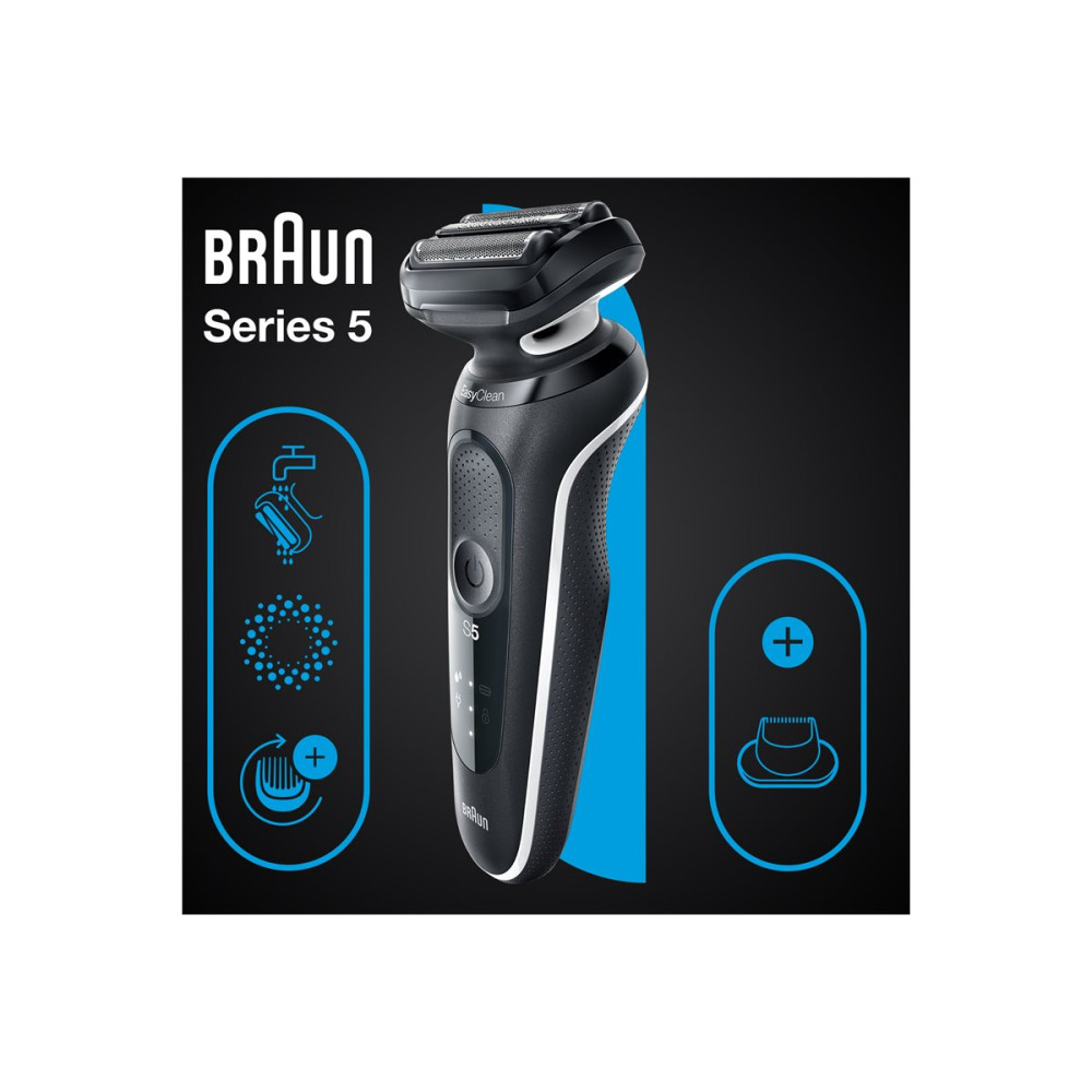 Produktbild för Braun Series 5 51-W1200s - rakapparat - vit