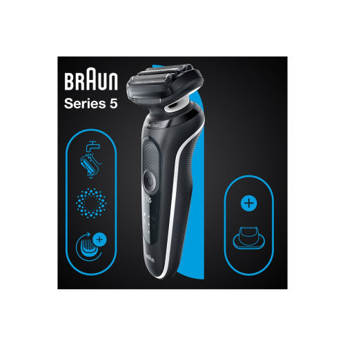 Braun Braun Series 5 51-W1200s - rakapparat - vit
