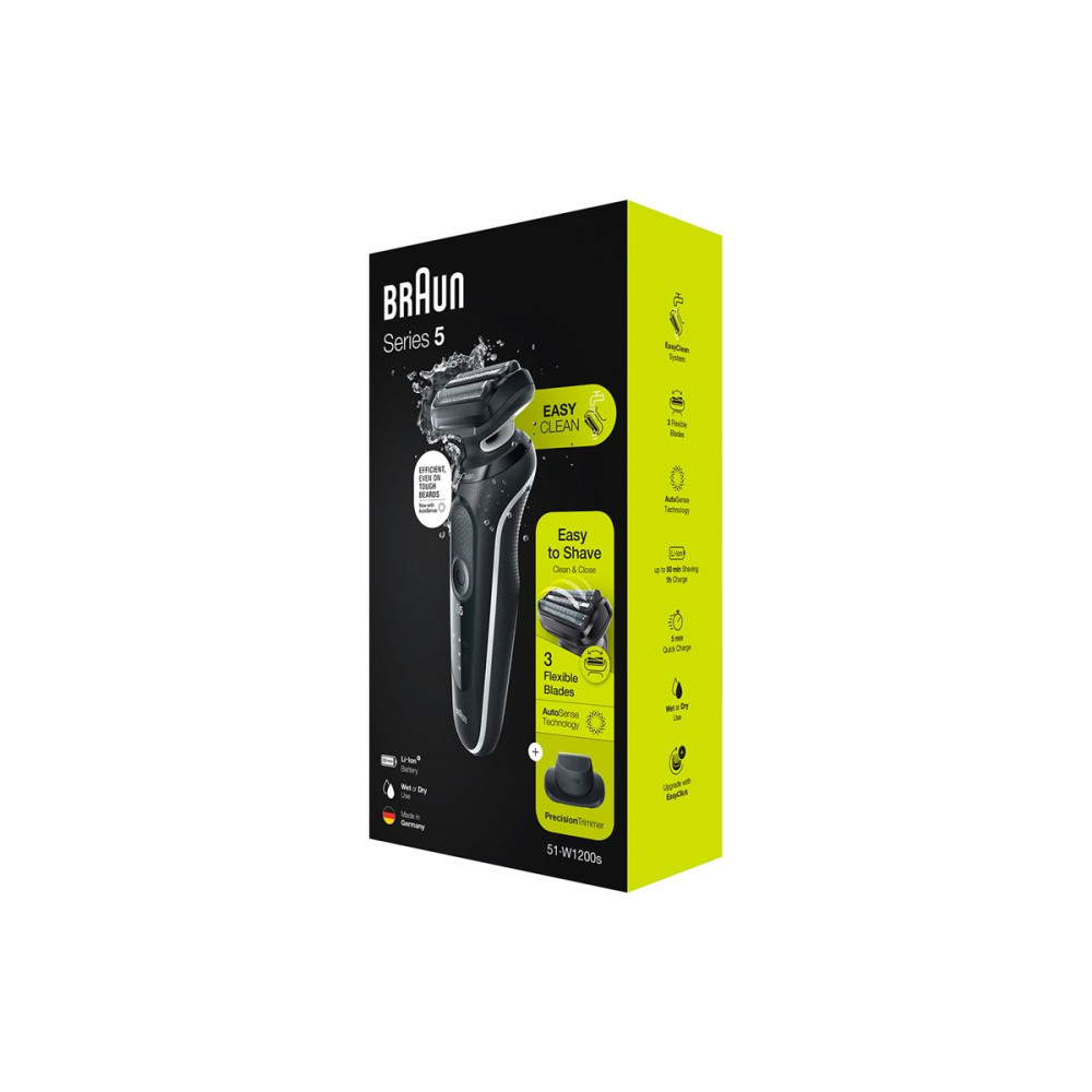 Produktbild för Braun Series 5 51-W1200s - rakapparat - vit