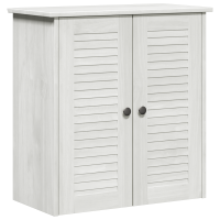 Produktbild för Badrumsmöbelset 2 pcs Vit och antikvit 67,5 x 34 x 80 cm