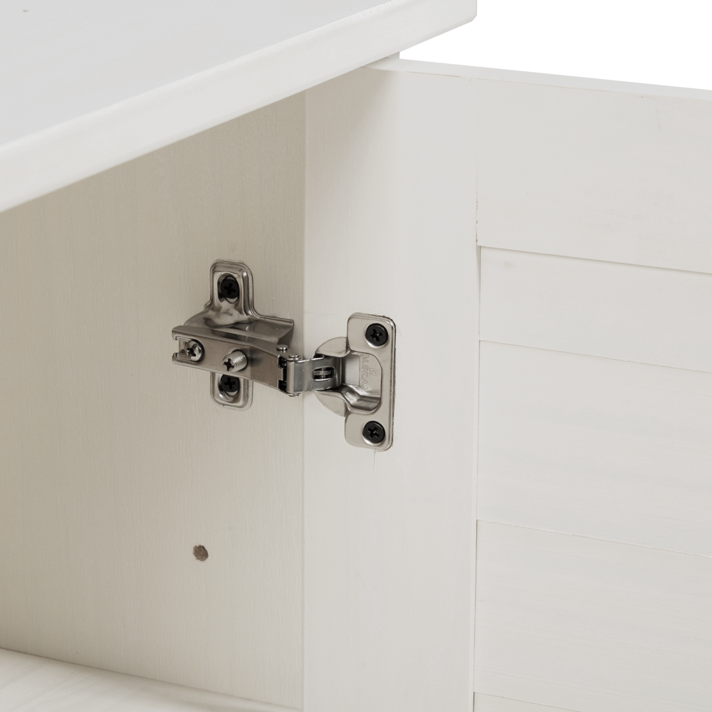 Produktbild för Badrumsmöbelset 2 pcs Vit och antikvit 67,5 x 34 x 80 cm