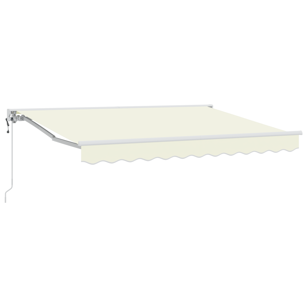 Produktbild för Markisram Kräm 300 x 200 cm Polyester med PU-beläggning