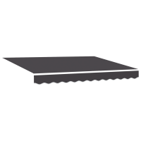 Produktbild för Utfällbar markis Antracit 300 x 200 cm tyg