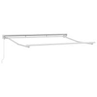 Produktbild för Utfällbar markis Randig Antracit 300 x 200 cm tyg