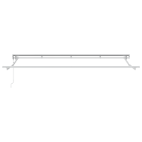 Produktbild för Markisram Blå och Vit 350 x 200 cm Polyester med PU-beläggning
