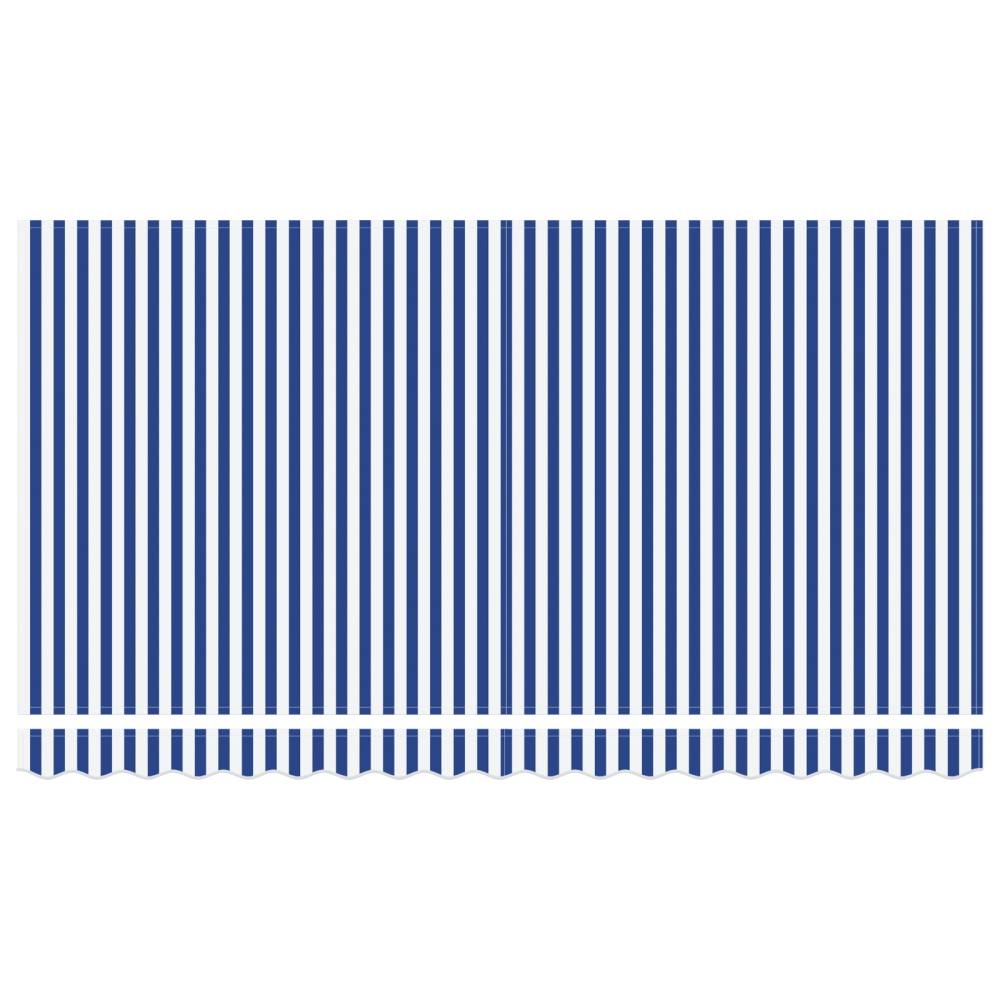 Produktbild för Utfällbar markis Blå 350 x 200 cm tyg