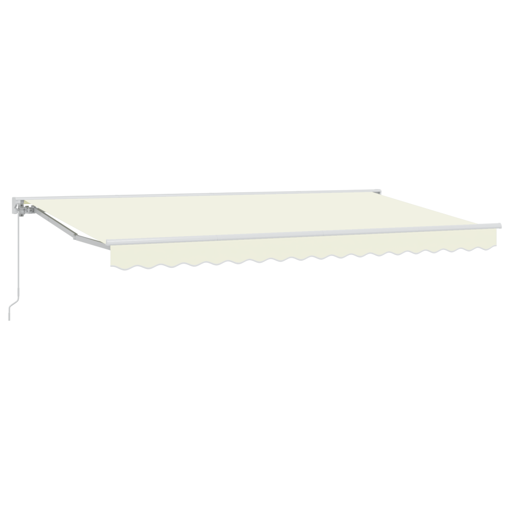 Produktbild för Markisram Kräm 350 x 200 cm Polyester med PU-beläggning