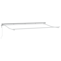 Produktbild för Markisram Kräm 350 x 200 cm Polyester med PU-beläggning
