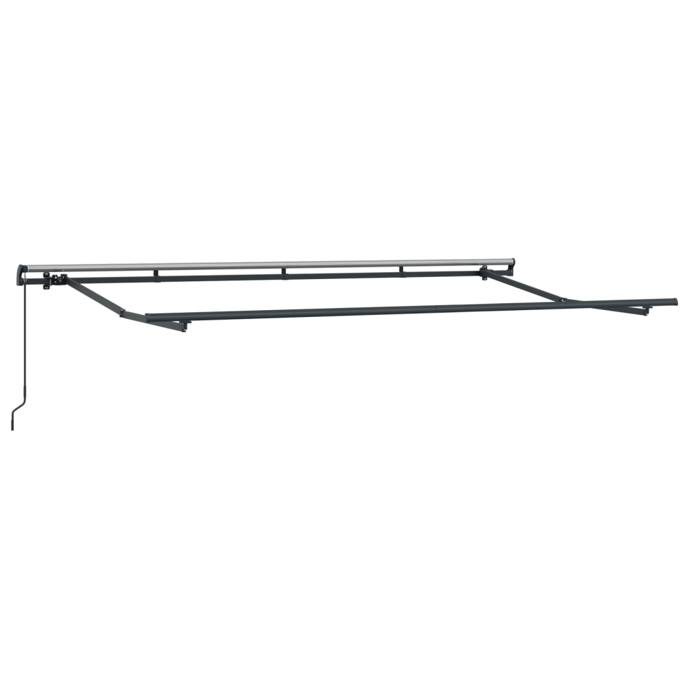 Produktbild för Utfällbar markis Kräm 350 x 200 cm tyg