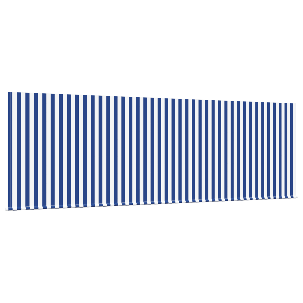 Produktbild för Utfällbar markis Blå 350 x 200 cm tyg
