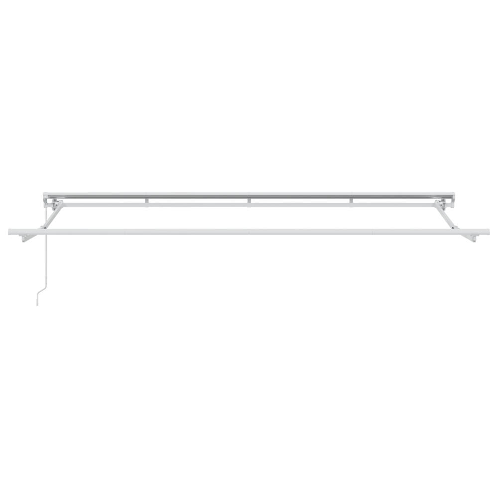 Produktbild för Utfällbar markis Blå 350 x 200 cm tyg