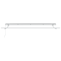 Produktbild för Utfällbar markis Randig Blå 350 x 200 cm tyg