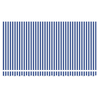 Produktbild för Utfällbar markis Blå och Vit 350 x 200 cm