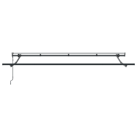 Produktbild för Utfällbar markis Blå och Vit 350 x 200 cm
