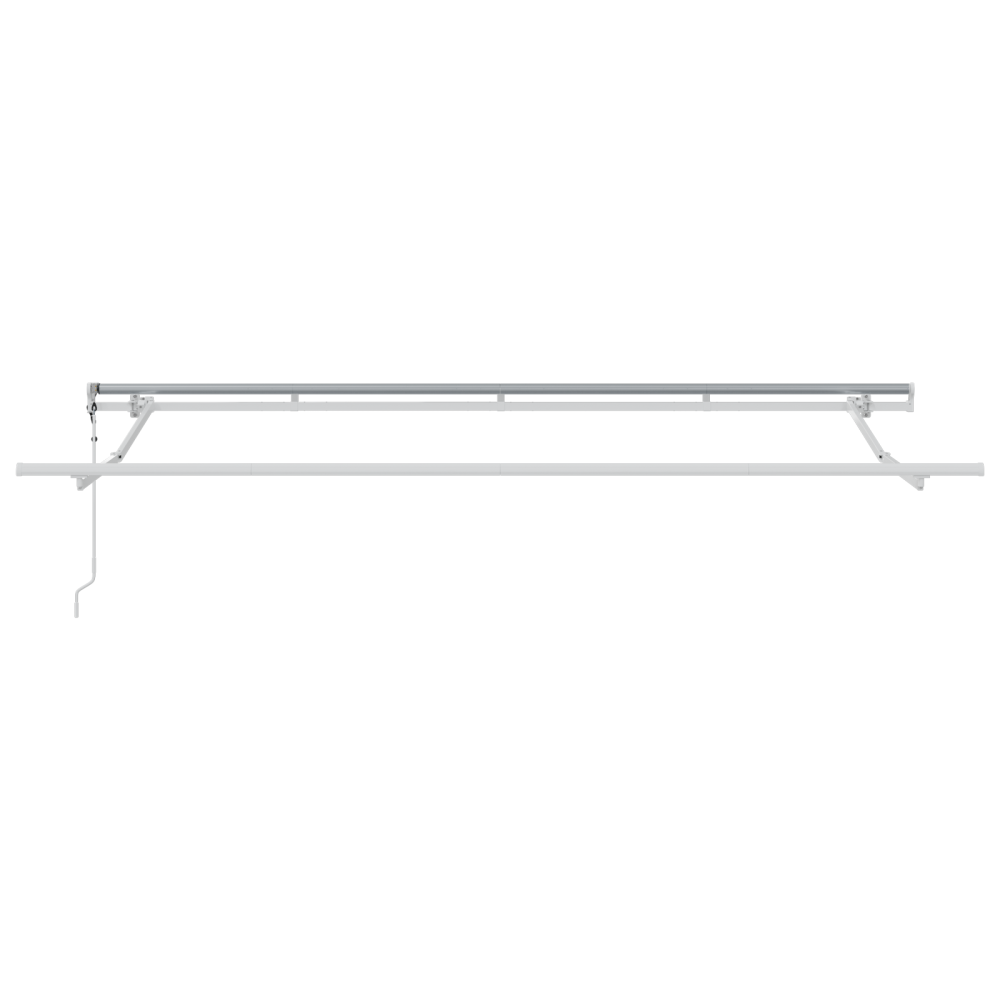 Produktbild för Utfällbar markis Antracit 350 x 200 cm tyg