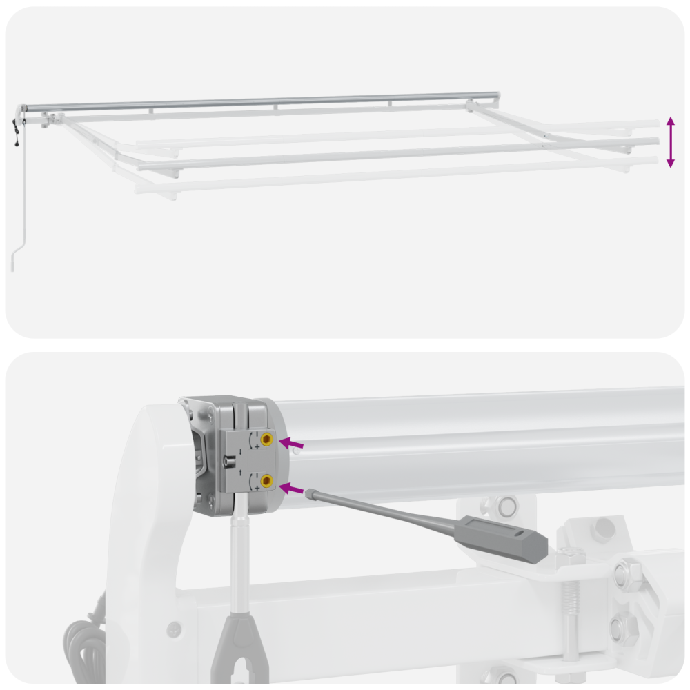 Produktbild för Utfällbar markis Antracit 350 x 200 cm tyg