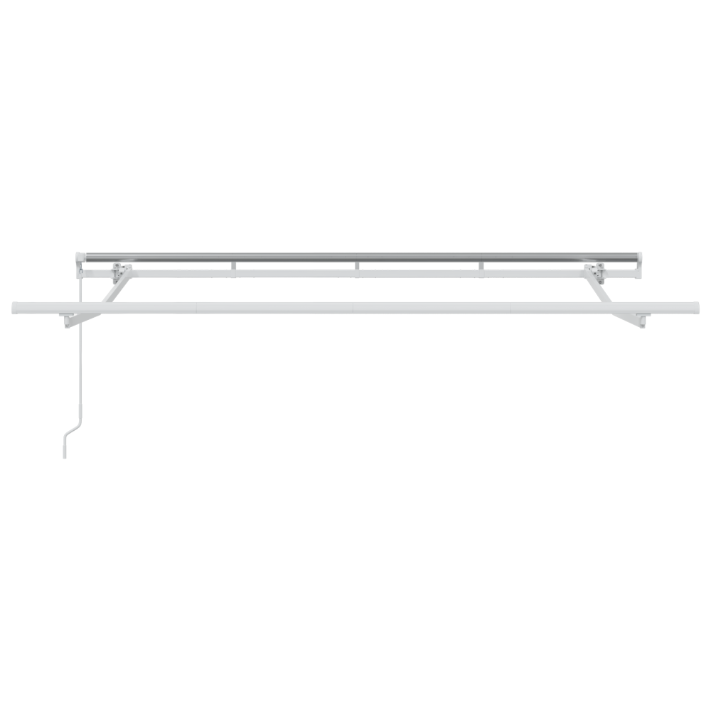 Produktbild för Utfällbar markis Brun 350 x 200 cm tyg