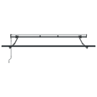 Produktbild för Utfällbar markis Antracit 350 x 200 cm tyg