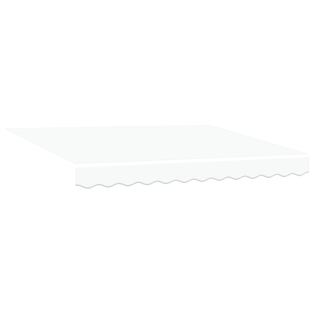 Produktbild för Markisram Vit 350 x 200 cm Polyester med PU-beläggning
