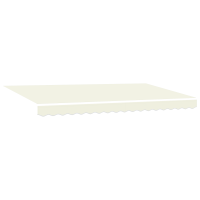 Produktbild för Markisram Kräm 400 x 200 cm Polyester med PU-beläggning